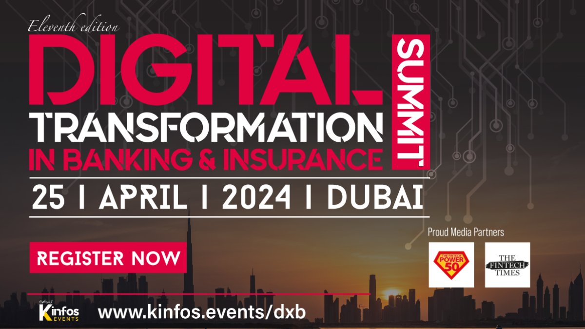 Dive into the forefront of innovation shaping the banking and insurance sectors. Don't miss this unparalleled opportunity and reserve your spot for the Digital Transformation in Banking & Insurance Summit - Dubai hubs.li/Q02sqCKC0! @Kinfos_events