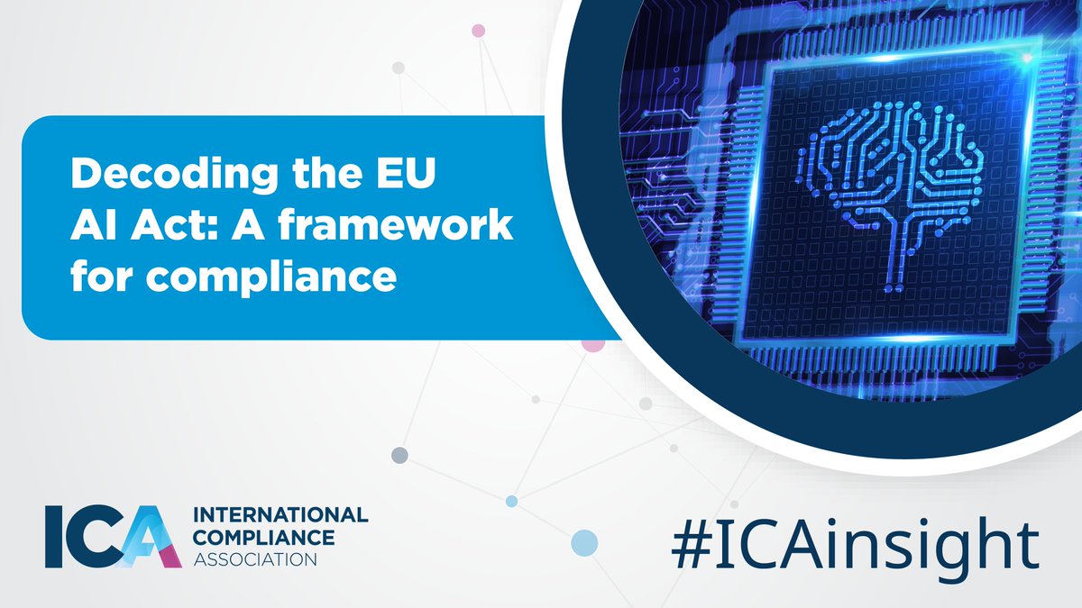 What are the implications of the landmark EU AI Act on your organisation? Our latest #ICAInsight highlights key takeaways from our webinar with Charles Kerrigan, helping to decode this major piece of legislation. int-comp.org/insight/decodi…