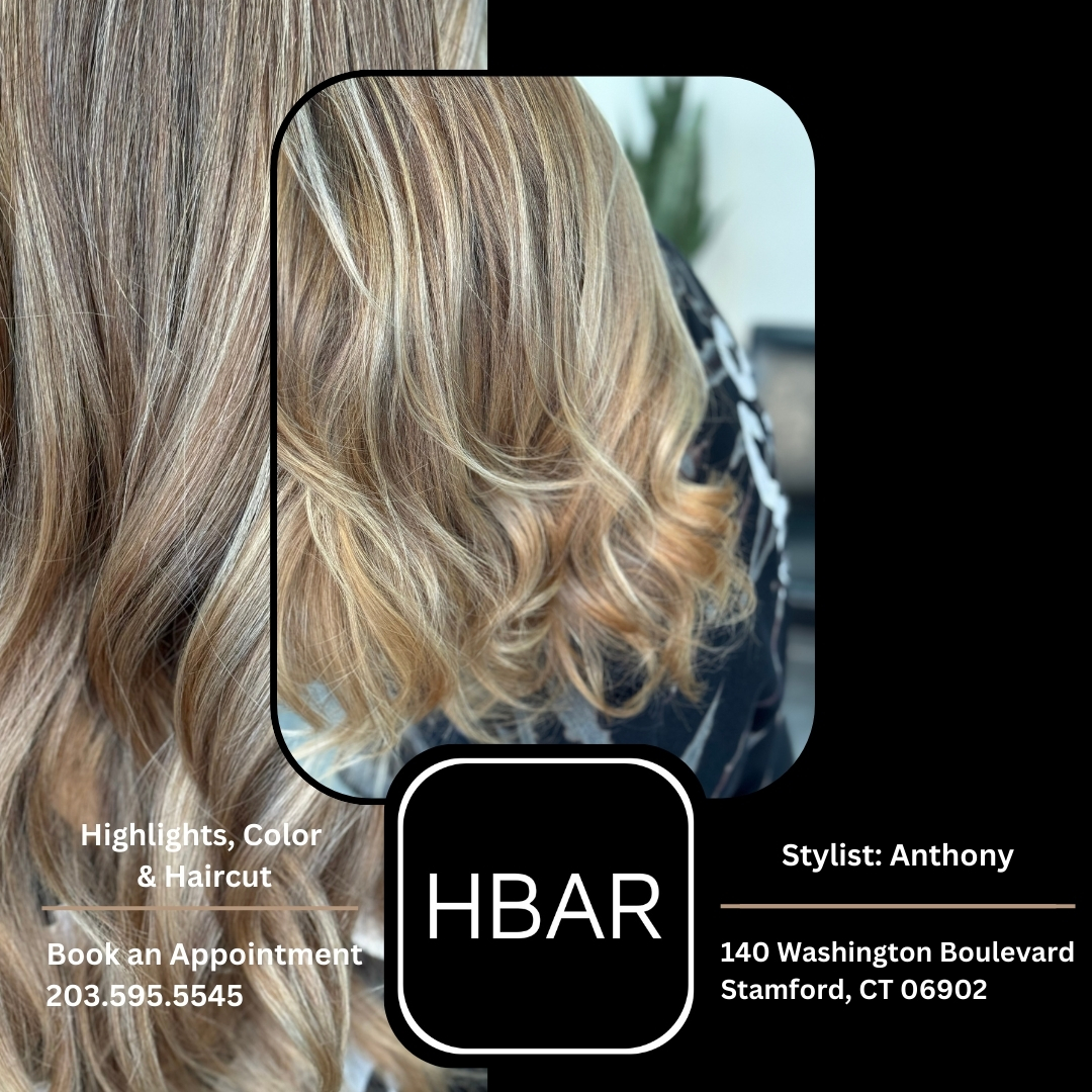 Schedule your highlight, color and haircut appointment today: 203.595.5545.

Stylist: Anthony (IG: @anthony.at.hbar)

#HBAR #HBARsalon #harborpoint #stamfordct #luxurysalon #professionalstylist #oribe #goldwell #fairfieldcountyct #luxury #hairsalon