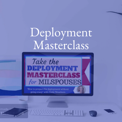 Preparing for deployment? It's not easy, I get it. The Deployment Masterclass helps you feel confident and ready for whatever comes your way. Learn from 12 experienced milspouses, get checklists, and a live support group! Register here:  seasonedspouse.com/product/deploy…
