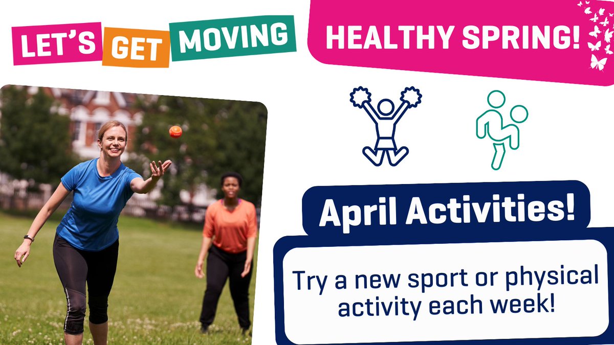 🌼 April is a time of growth and renewal, both in nature and within ourselves. It's the perfect opportunity to step outside our comfort zones and try new physical activities! Embark on your journey with Healthy Spring: ow.ly/V9IV50QF3GB #LetsGetMovingLLR #AprilActivities