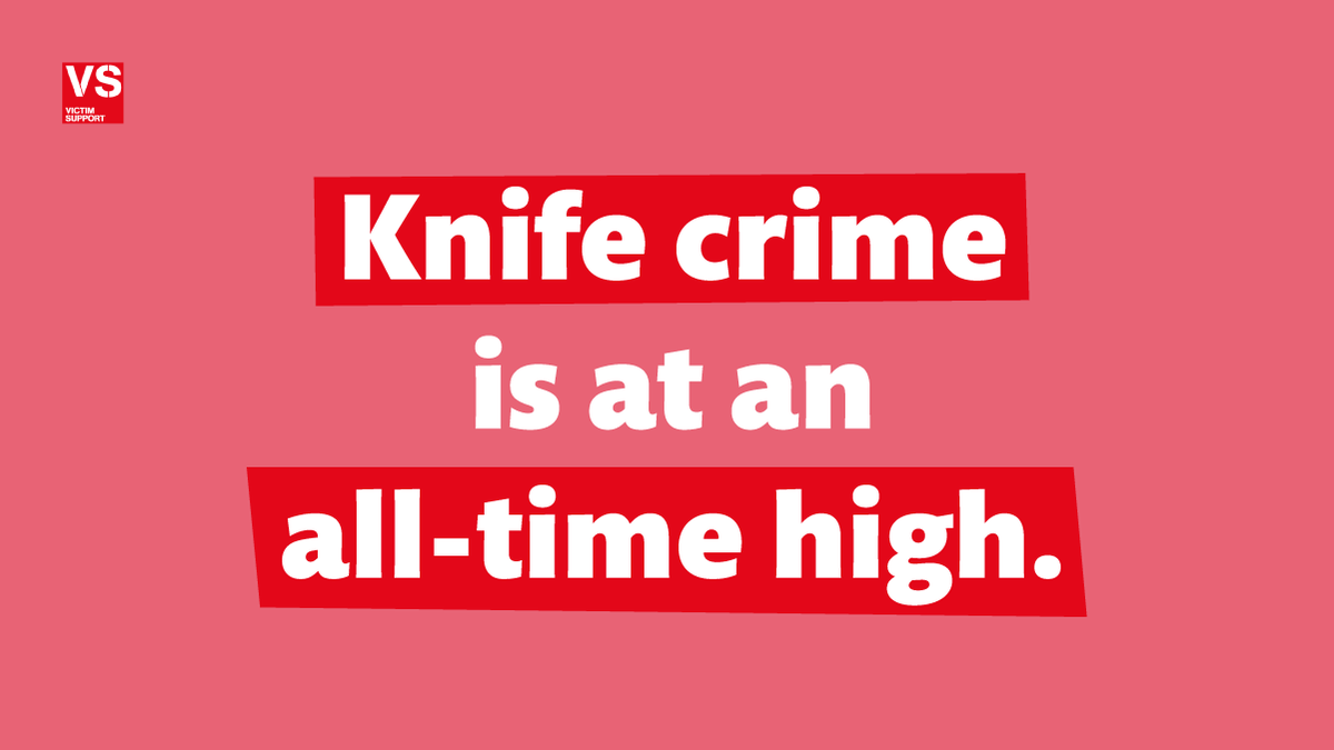 Knife crime can have a devastating impact on your life, even if the incident happened a long time ago. We’re here to support you, whenever you need us. 📞 08 08 16 89 111 💻victimsupport.org.uk/live-chat #LivesBeforeKnives #KnifeCrime