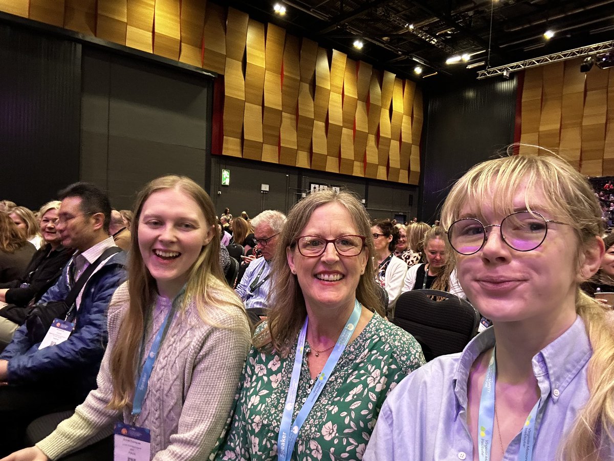 Such joy to attend #Quality2024 alongside those with lived experience, we aren’t always included in these spaces but having a seat at the table or the keynote means that conversation is shifting. There’s power in our collective voice. 📸 with Su Conquer and @HelenHassell2