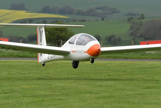 MortenKathy's tweet photo. Going a long way back in the memory banks this #ThrowbacThursday. 14 years since @KimN37_ and I did our gliding scholarship together at 626 Volunteer Gliding Squadron as part of the @aircadets Gliding Scholarship scheme which gets young people flying solo at age 16. #whatwedo https://t.co/etYrAaq1c0