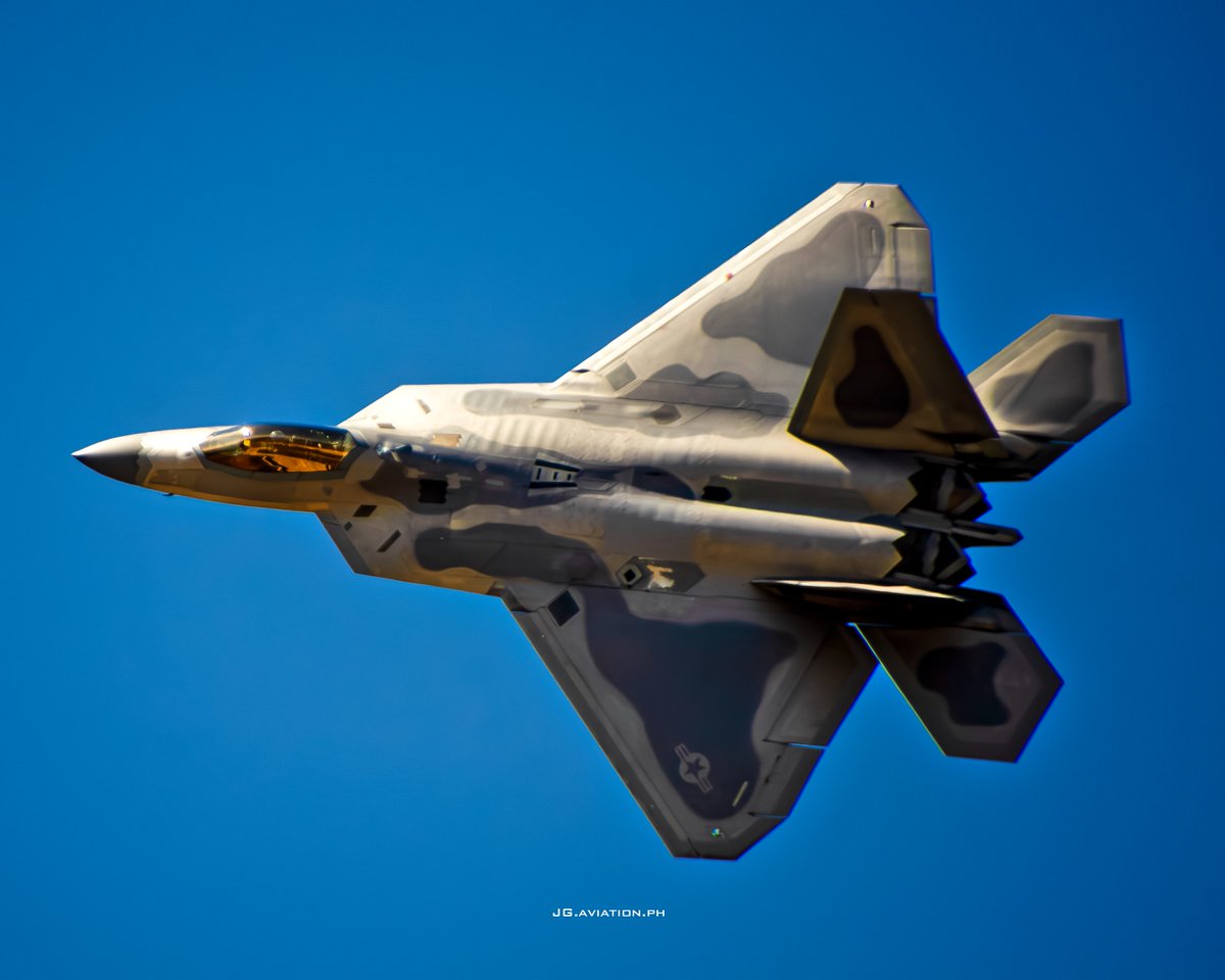 El deslumbrante F22 Raptor de la USAF.
#FIDAE2024