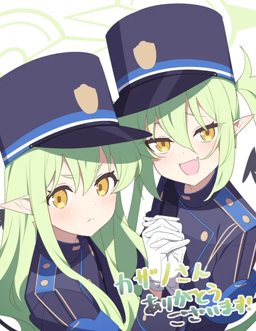 SKEBにて、SuperShiruco先生()にシュポガキちゃん達を描いていただきました!#skeb #ブルアカ 
