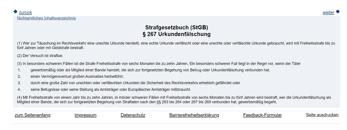 Durch das #Selbstbestimmungsgesetz wird der Staat zum Fälscher von Urkunden.   
#Rechtsunsicherheit
@spdd @fdpbt