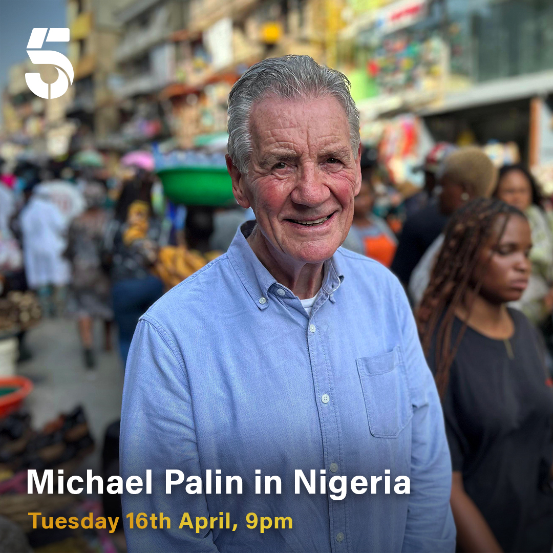Get ready for a journey like no other as Michael Palin ventures across 1,300 miles of awe-inspiring landscapes into the heart of Nigeria, a nation alive with vibrant traditions and languages 🇳🇬🗺️ 📺 Michael Palin in Nigeria. Starts Tuesday 16th April at 9pm on Channel 5 & My5