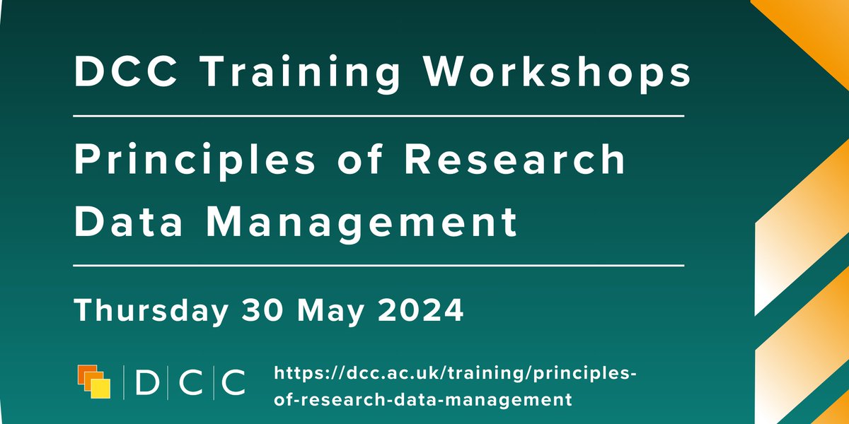 We’re hosting a workshop focused on Principles of RDM on 30 May in Edinburgh This workshop: ✅ Explores the data curation lifecycle ✅ Helps you apply RDM concepts to your research ✅ Provides opportunities for expert led RDM discussion Book now ⬇️ eventbrite.co.uk/e/principles-o…