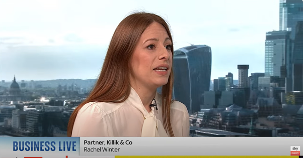 Rachel Winter appeared on @skynews @IanKingSky today. She spoke about AstraZeneca’s dividend raise, Lock n Store's bid, and Heathrow Airport's busiest Good Friday ever. #AstraZeneca #skynews #Heathrow