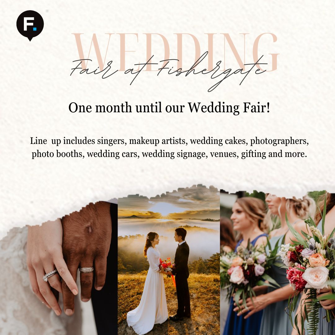 Get ready to plan your dream wedding all in one place! We've got a fantastic line-up at our Wedding Fair to make your special day unforgettable: 💄 Makeup artists 🍰 Wedding cakes 📸 Photographers 🚗 Wedding cars 🏛️ Venues ...and tons more. #weddingplanning #weddinginspiration