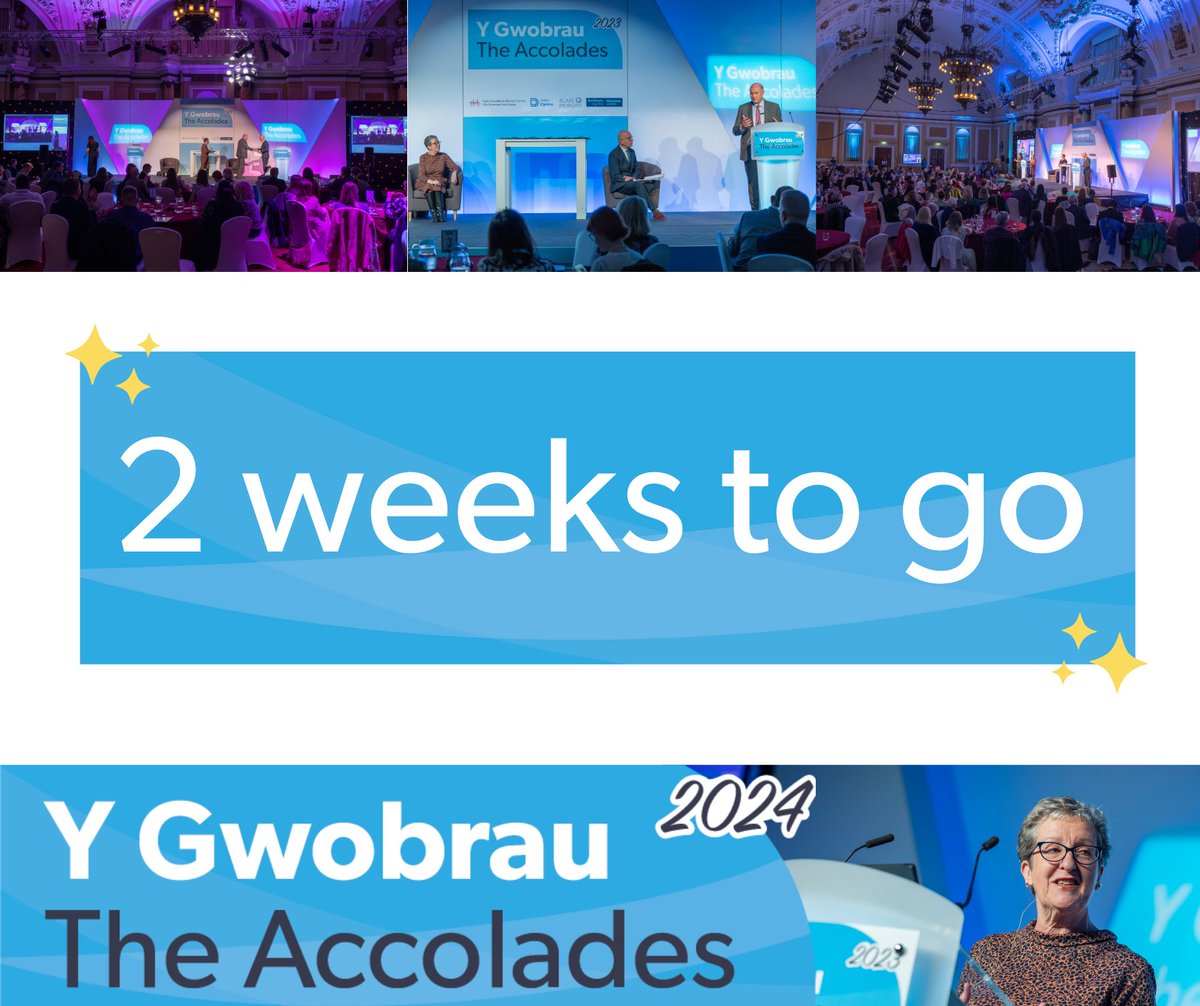 Only two weeks left until the 2024 Accolades awards ceremony at the Mercure Holland House Hotel, Cardiff 🏆🎉

Find out more about this year’s finalists: ow.ly/YcNE50RcgWo

#Accolades2024