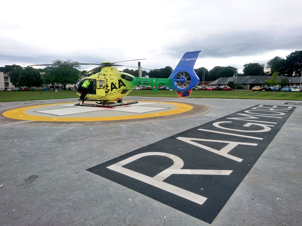 A patient requiring time-critical surgery at the Royal Infirmary Edinburgh was airlifted from Raigmore Hospital by SCAA and transferred in around 50 minutes. The same journey would have taken three hours by road. Please support us if you can: scaa.social/mission