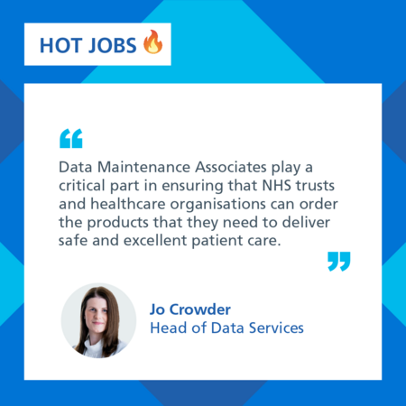 🔥 HOT JOBS 🔥 This week's #HotJob is Data Maintenance Associate (Multiple roles). Read more and apply here: ow.ly/Q60c50RcYuC #LifeAtNHSSupplyChain #Recruiting #NewCareer #Jobs