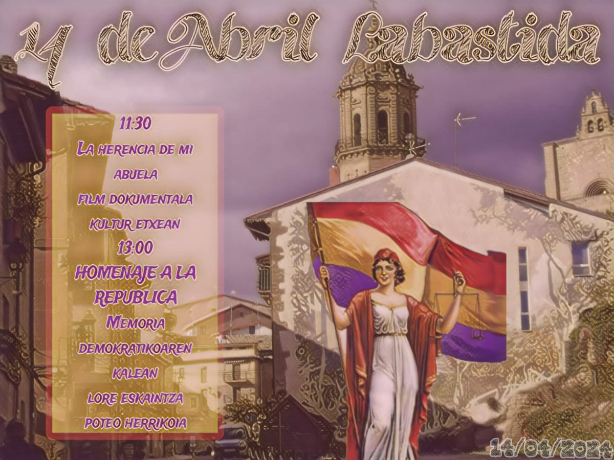 Datorren igandean, Espainiako errepublikaren egunean, herriaren memoria berreskuratzeko beste ekimen bat ospatuko da Bastidan