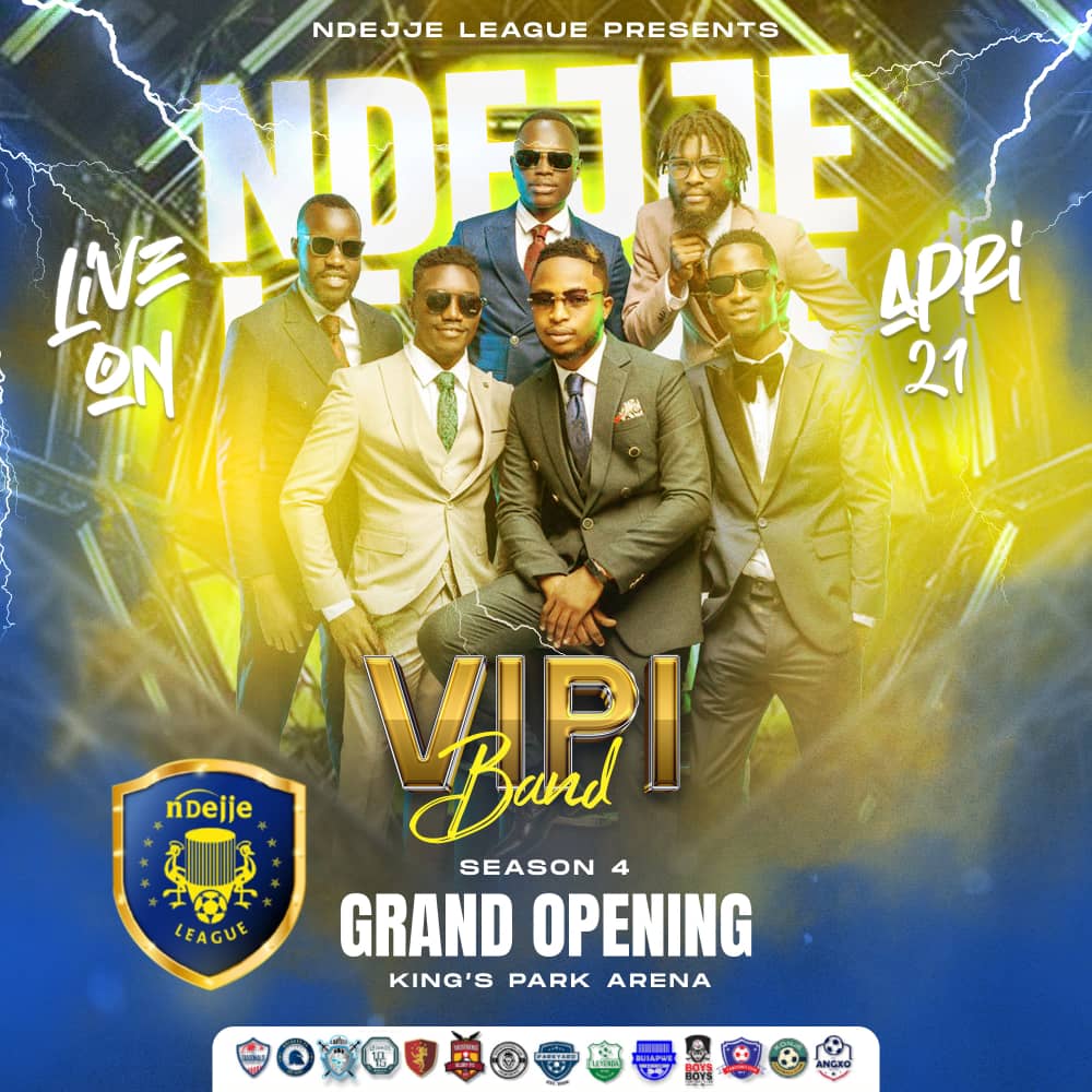 VIPI BAND KU SEASON 4 GRAND OPENING

Friends, prepare for an electrifying night with @Vipiband as season four starts.

🗓️: April 21st 
🏟️: Kings Park Arena.

FUN | RECONNECTION | DRAMA | ACTION! 

#NOSA | #NDEJJELEAGUE #SEASON4 #NFLIV