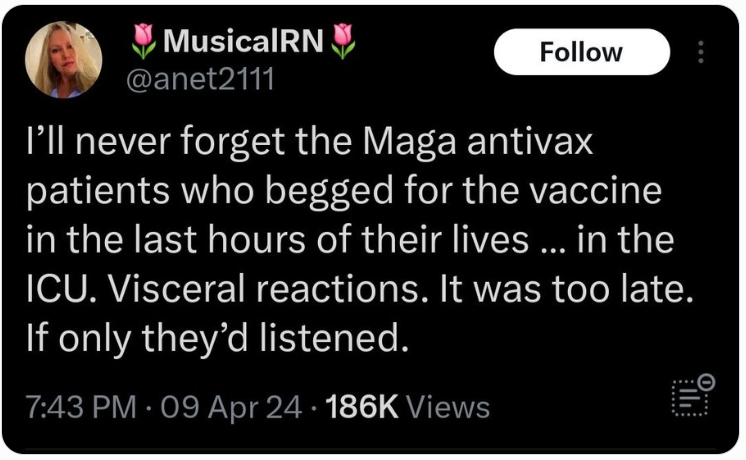@Phoenix2A_1980s @DreamWeaver61 Being able to mock their dying political opponents was just a silver-lining.

They knew they had won the war on #EarlyTreatment, poisoned their patients with liver damaging drugs, murdered people with ventilators, and got a huge payday for doing so.
#Nuremburg2