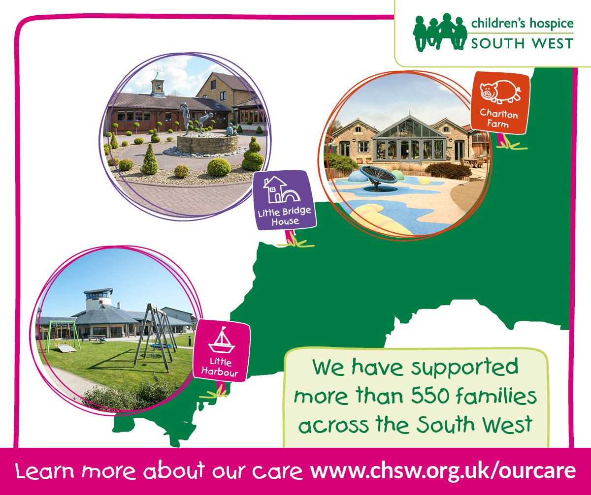 The locations of our hospices mean that no family in the South West should have to travel more than 90 minutes to reach us. 📍💚

#CHSW #LittleBridgeHouse #CharltonFarm #LittleHarbour