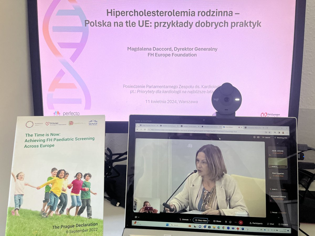 @EcoSerce on fire today at the Polish Senate in Warsaw, advocating for #FHchildscreening, representing a very strong & clear voice of patients & citizens in Poland! 
Thank you for paving the way Senator @A_GorgonKomor 
#FindFH #PreventCVD #CVD #cardiovascularhealth #CVH #PERFECTO