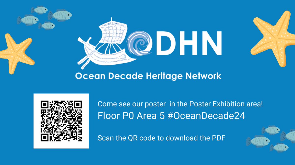 With Day 2 of #OceanDecade24 underway, don't forget to visit the Poster Exhibition (Floor P0, Area 5) and check out our posters on #OceanDecadeHeritage!