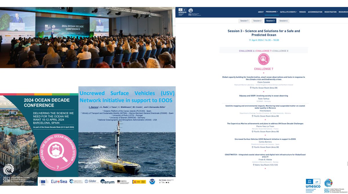 @CienciaGob @agenciaiisi @UNOceanDecade @Euro_Sea @Groom2RI @lstsfeup @NOCnews @MISSIONATLANTIC @TechOceanS #MARUM @NOAA #USV @EuroGOOS #OceanDecade24 #OceanObserving #OceanTech #EOOS @IMOHQ  #ICTSNews @plocan