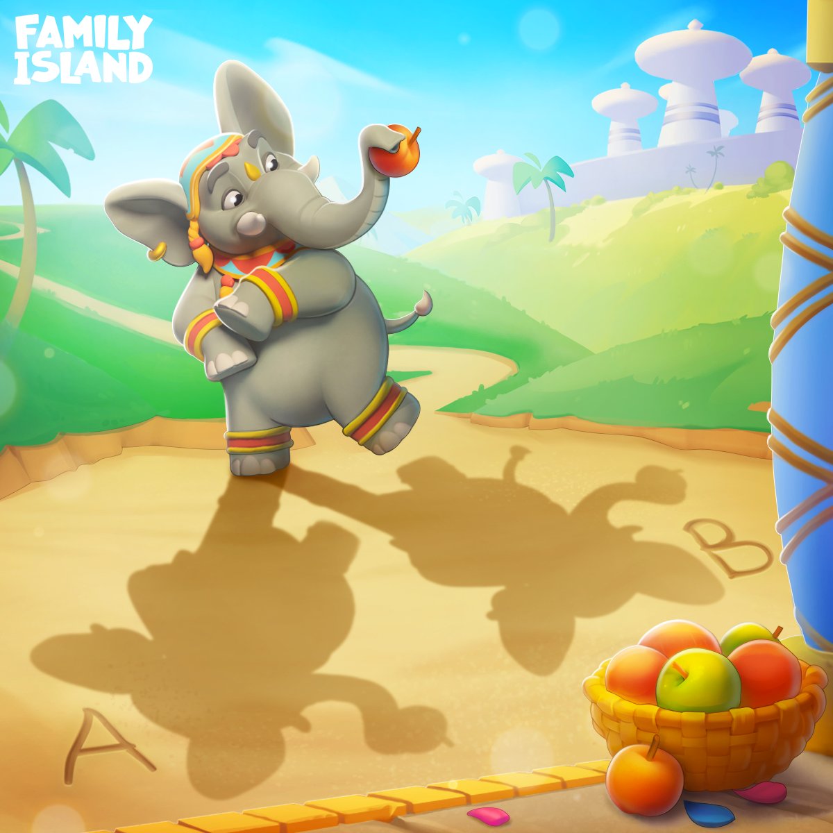 theFamilyIsland's tweet photo. Wow! Our elephant is so talented, but can you match its skill by FINDING THE MATCHING SHADOW? 🐘

𝟑 𝐆𝐨𝐥𝐝 𝐏𝐢𝐜𝐤𝐚𝐱𝐞𝐬 are up for grabs for some lucky winners✨
Go ahead and drop your answer and Support ID below. https://t.co/HW6i50FE1Z