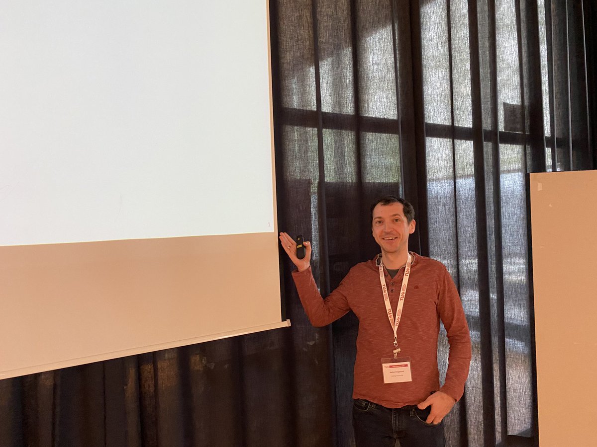 Thomas Thüm (@thomasthuem) on Twitter photo Right now at #FOSD2024:
<a href="/Norbsen/">Norbert Siegmund</a> illustrating that slide numbers are the most important part of slides… by starting with an (almost) empty title slide. Right now at #FOSD2024:
<a href="/Norbsen/">Norbert Siegmund</a> illustrating that slide numbers are the most important part of slides… by starting with an (almost) empty title slide.