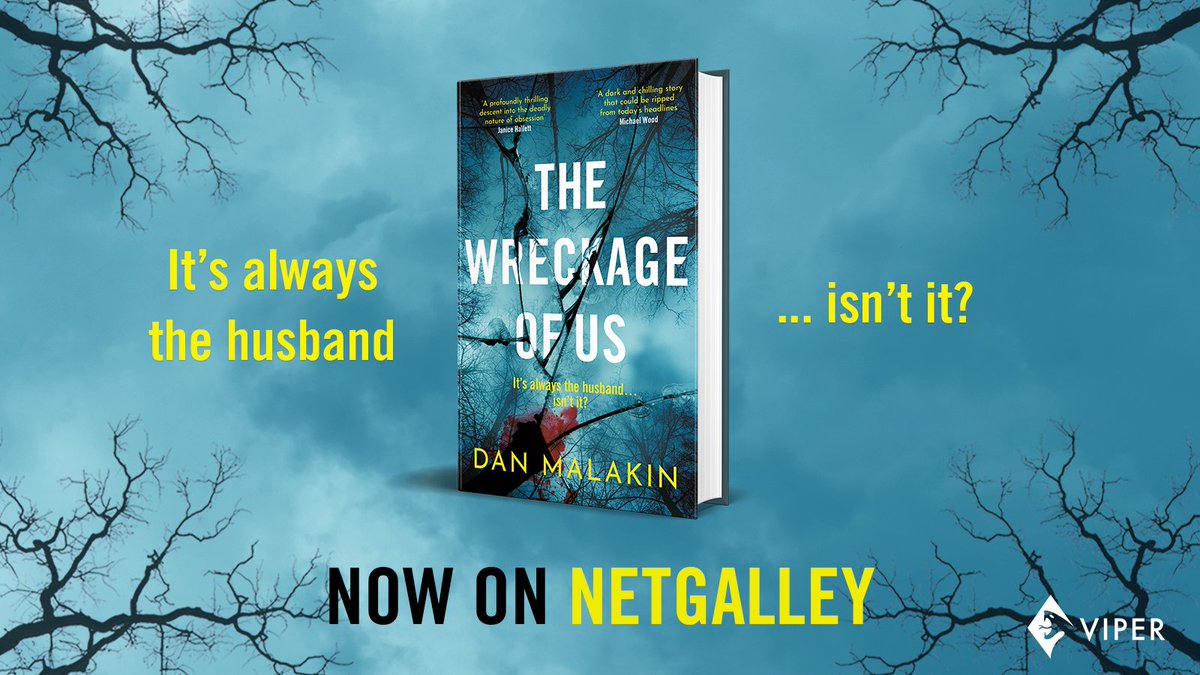 It's always the husband ... isn't it? 👀 Astrid Webb is missing, and it seems as if both Astrid and husband Bryan have something to hide 🩸 #TheWreckageOfUs is the new heart-pounding thriller from @DanMalakin, available to request on NetGalley now! 📚 tinyurl.com/6esbkbt5