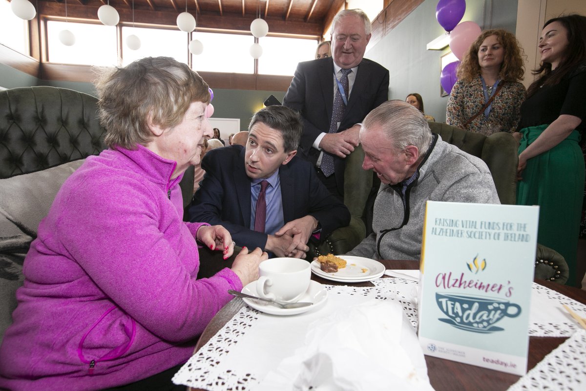 It’s the Tea-seach … ☕️ Here is a throwback to when the newly appointed Taoiseach @SimonHarrisTD enjoyed a cuppa at our 25th Anniversary of Tea Day at The Orchard Day Care Centre in Dublin, on 2 May 2019. It was a wonderful day with staff, branch members, volunteers, clients,…