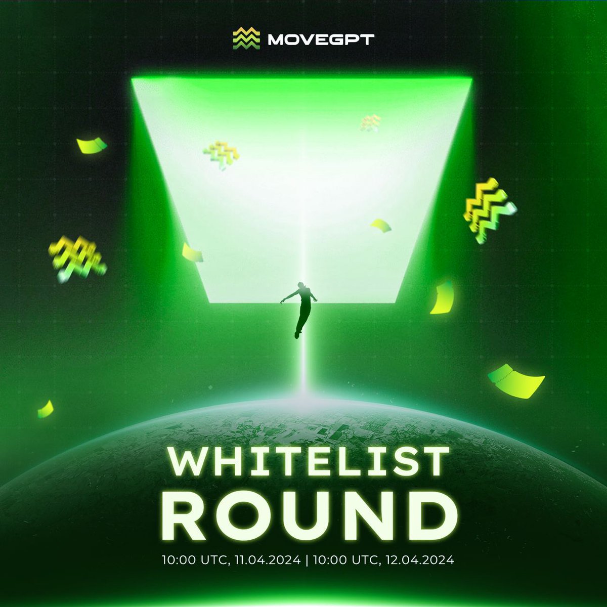 ⭐️MoveGPT IDO: Whitelist Round OPENED ⭐️ Here comes the Time 🔥 We're thrilled to announce that the MGPT Whitelist round is now LIVE! - Timeline: 11:00 UTC, 11 April - 10:00 UTC, 12 April - Funding Method: APT 🌊 MOVE WITH US NOW: launchpad.movegpt.io/launchpad