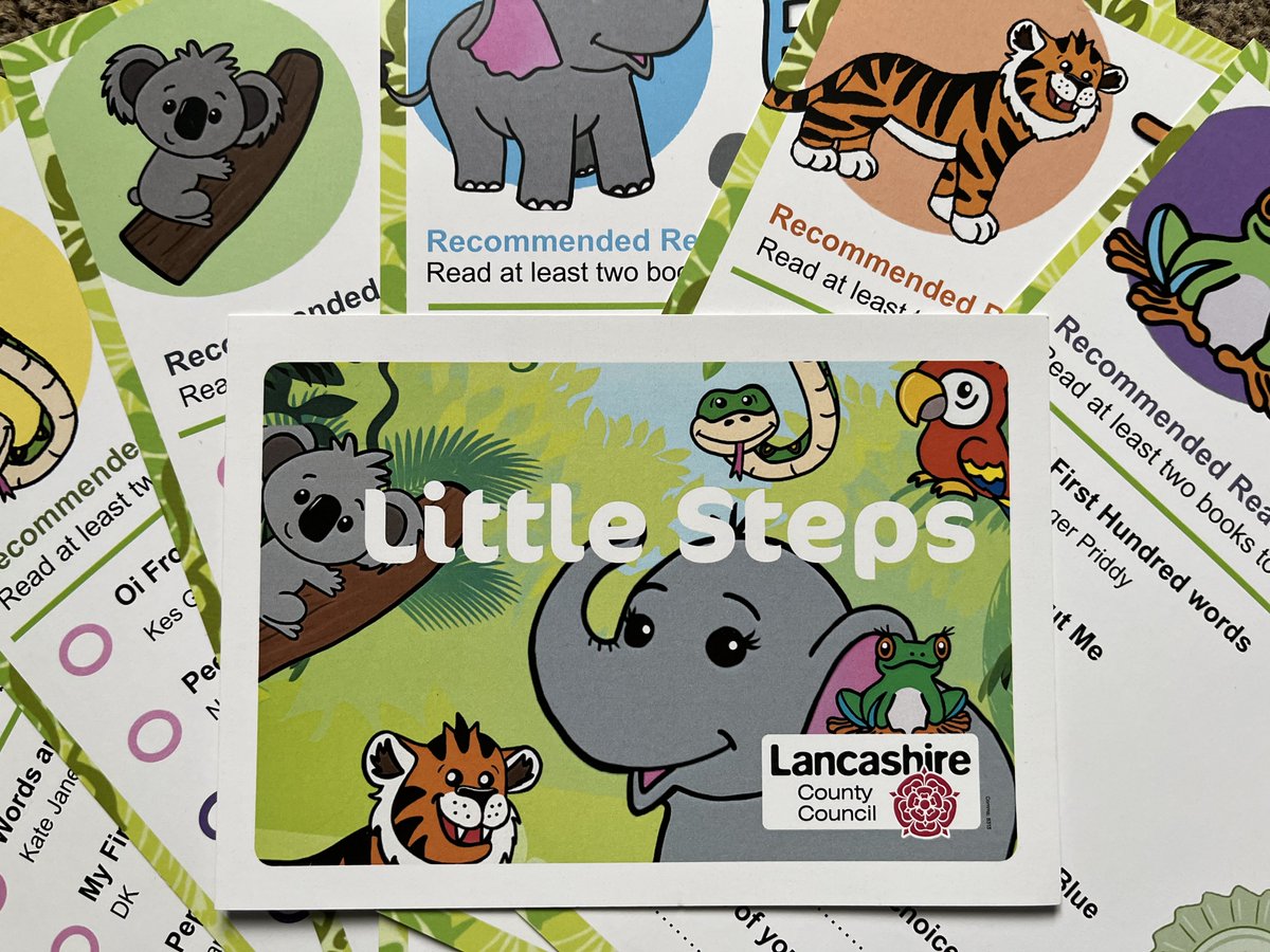 And this is the amazing Little Steps free reading and play scheme for children aged 2 to 5 years old. lancashire.gov.uk/libraries-and-…