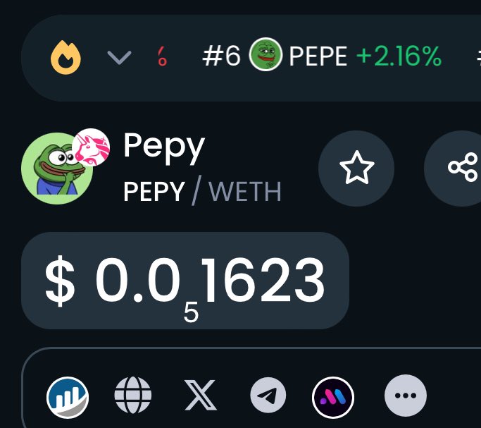 Pepycoin's tweet photo. Imagine tomorrow on Dextools trending 

🔥 #1 Pepe       #2 Pepy

https://t.co/fS7WQ2Unby https://t.co/5f96AcmkzT