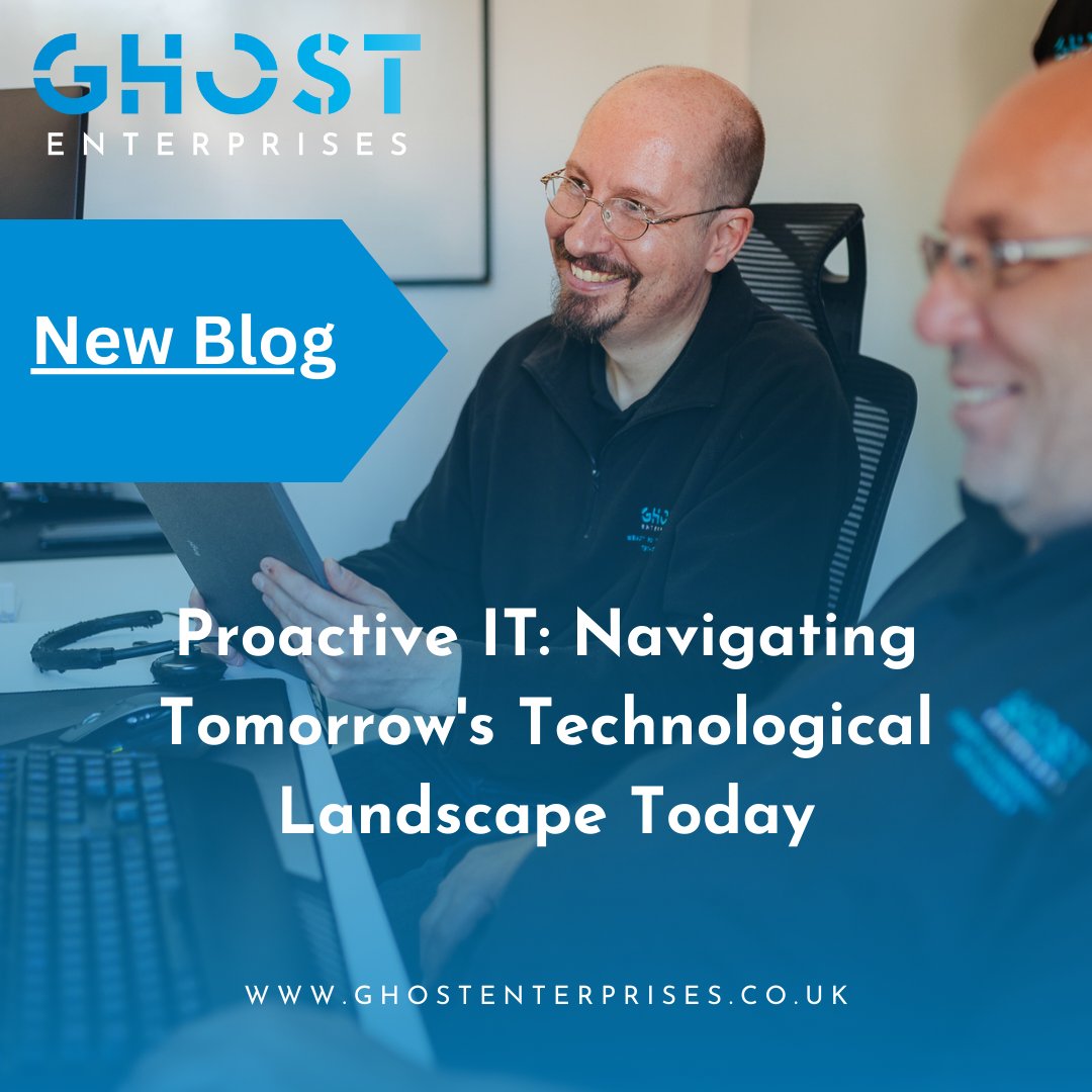 Proactive #ITmanagement is our secret ingredient to staying ahead of the game. From cutting-edge #technologies to #innovativesolutions, we're here to pave the way for a seamless #digital journey. 

Read more about our #proactiveIT in our new blog: 

ghostenterprises.co.uk/blog/proactive…