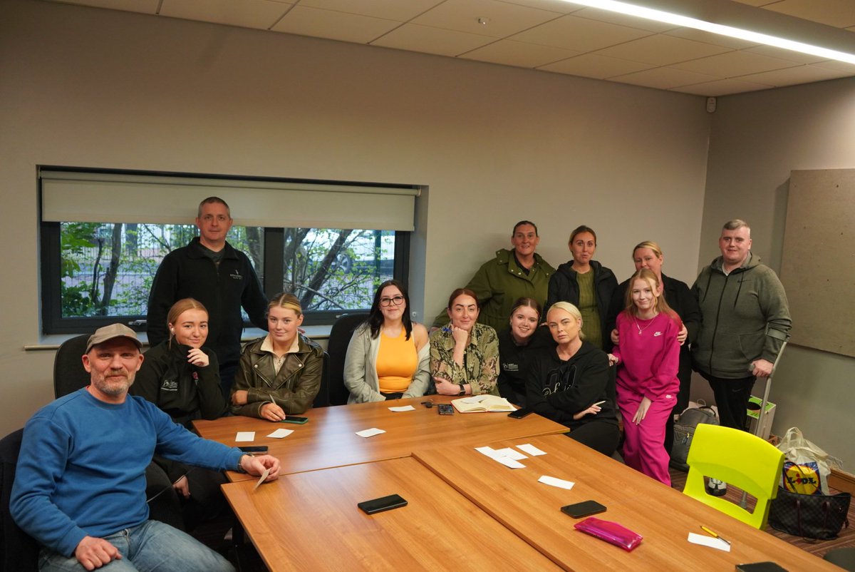 We've had a really enjoyable few months with our residents taking part in the Creative Communities Project with @QUBCommunities1 Last night we met to finalise our photographic exhibition which explores life in the Market 📸 Launches this Friday, 2 Royal Avenue, 6pm. Bígí linn!