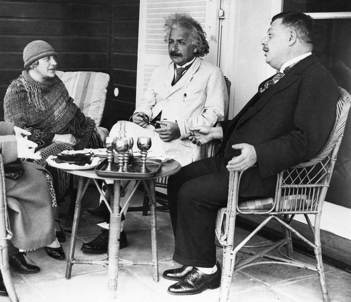 #ThrowbackThursday: What was Einstein thinking? Caption this photo from June 18, 1930.