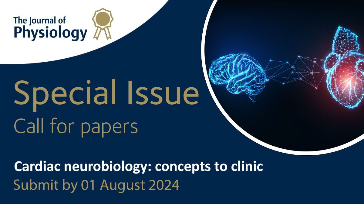 🧠🫀CALL FOR PAPERS🧠🫀
Our Call for Papers for the 'Cardiac neurobiology: concepts to clinic' Special Issue is open! This special issue will expand upon three white papers published in 2016, and welcomes new submissions within Cardiac Neurobiology!
🔗buff.ly/3HmKH03