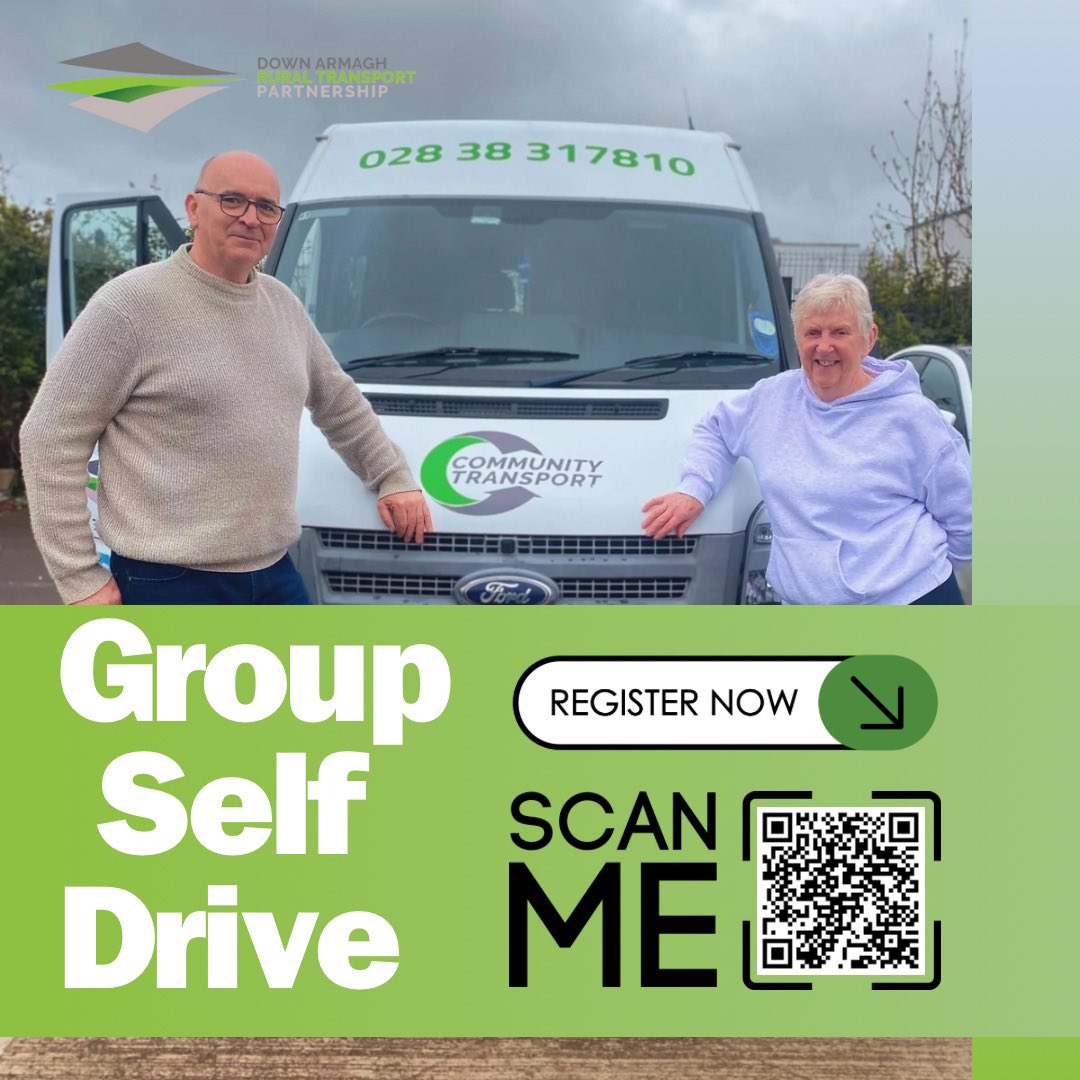 Want flexibility and freedom for your community outings?Our group self-drive hire option is here to make it happen.Enjoy the convenience of hiring one of our minibuses&with our mandatory MIDAS minibus training for drivers, safety is our top priority Scan the QR code to register.