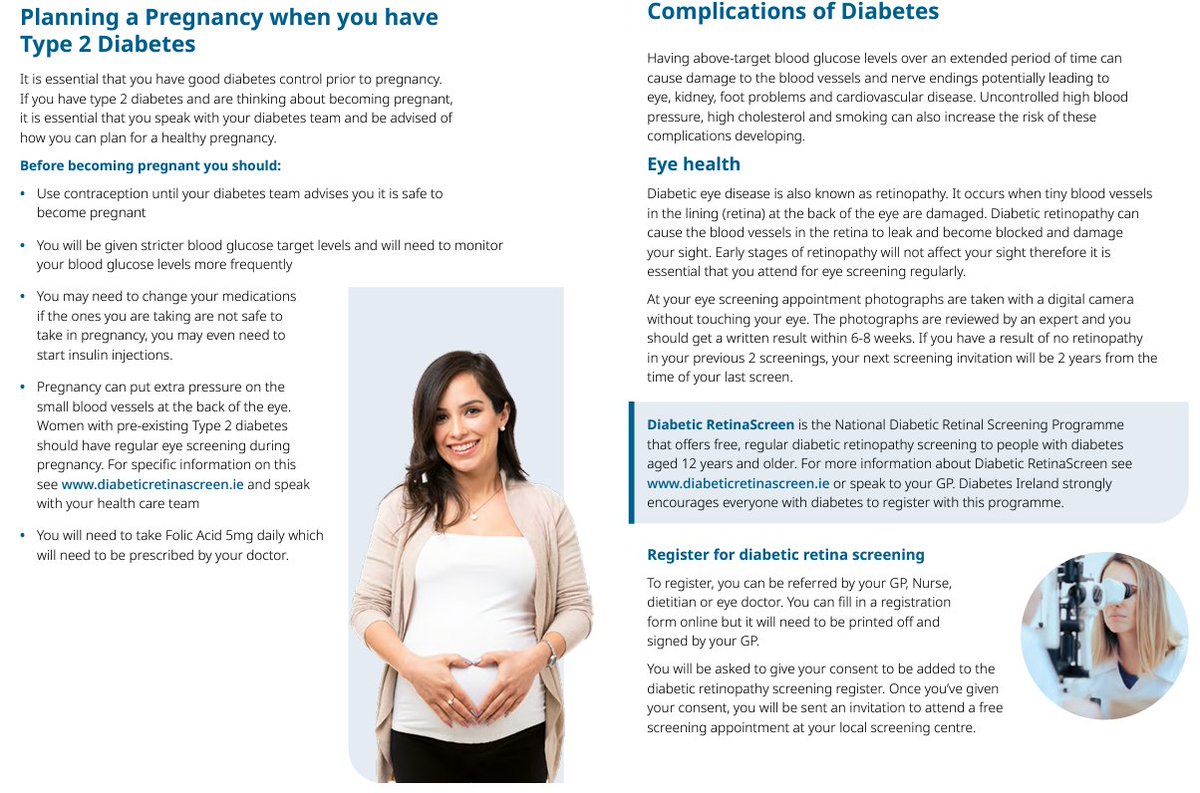 .@Diabetes_ie has launched it's updated booklet to support people with Type 2 diabetes, including information about our free #DiabeticRetinaScreen programme which is available to anyone with Type 1 or Type 2 #diabetes aged 12 and over. #ChooseScreening 👇