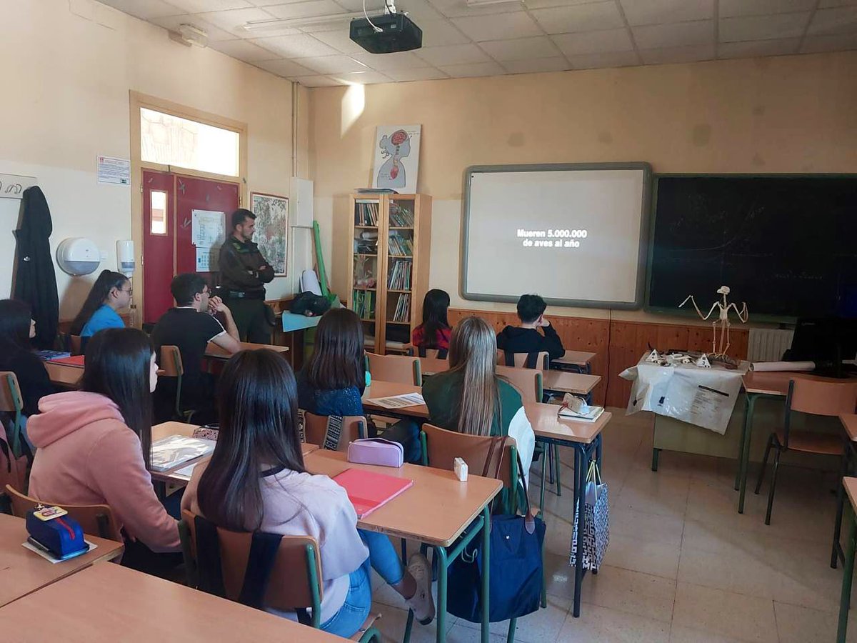 aamm_murcia's tweet photo. [DIVULGACIÓN]
📢 Jornada muy enriquecedora con los alumnos del @IES_Alquipir #Cehegín  👉🏻

🔍Claves para identificar aves rapaces a través de restos óseos 

🦅Conocimiento sobre su estatus, distribución, hábitat, reproducción y amenazas

¡Gracias por la acogida! https://t.co/R5bawi1OUS