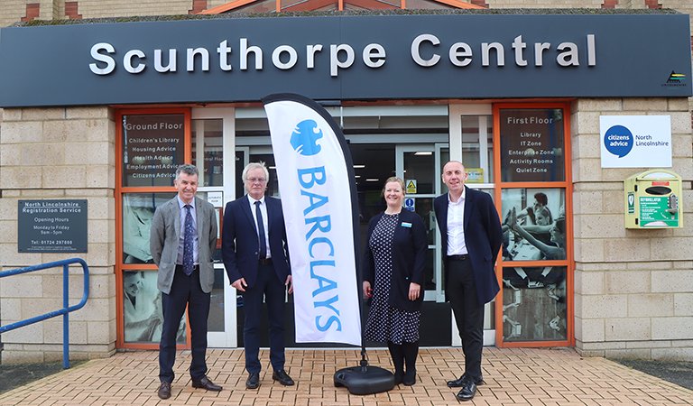 We have joined forces with Barclays to provide banking facilities in the heart of Scunthorpe. Scunthorpe Central now includes a Barclays Local where visitors can talk face-to-face with staff from the bank. Read the full story 👇 northlincs.gov.uk/news/bank-on-s…