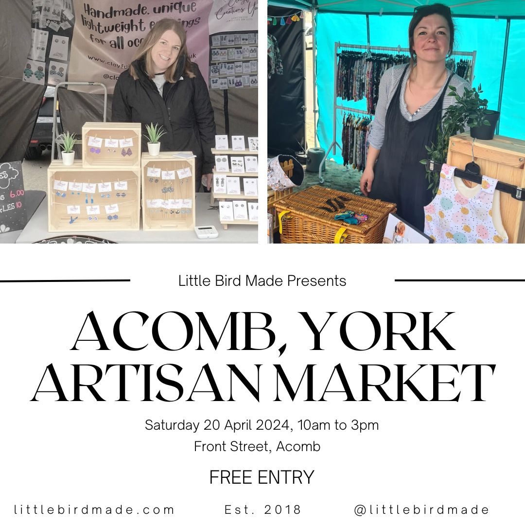 We will be here a week on Saturday selling our homemade cakes and preserves. 
#barneysfarmhousefoods #oxenclosefarm #littlebirdmade #northyorksc #acombyork #supportlocal #shoplocal #preserves #visityork #scones