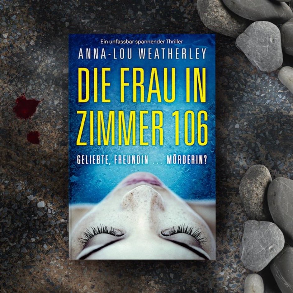 Black Heart 🖤 is born in Germany 🇩🇪 today! (Translated as The Woman in Room 106, which I rather like!) I hope the lovely readers of Germany will enjoy!