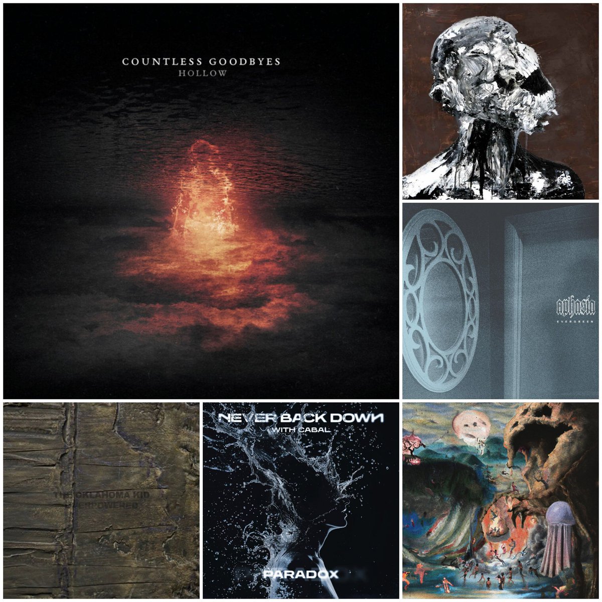 Core Weekly (@core_weekly) on Twitter photo Today's New Releases
<a href="/CGoodbyes/">Countless Goodbyes</a> - Hollow
#Consvmer - Agony (feat. DVST)
#Aphasia - Evergreen
<a href="/theoklahomakido/">๐๐๐ ๐๐๐๐๐๐๐๐ ๐๐๐</a> - Overpowered
#NeverBackDown - Paradox (feat. Cabal)
<a href="/LMTF/">Like Moths to Flames</a> - Dissociative Being
#countlessgoodbyes #theoklahomakid #likemothstoflames Today's New Releases
<a href="/CGoodbyes/">Countless Goodbyes</a> - Hollow
#Consvmer - Agony (feat. DVST)
#Aphasia - Evergreen
<a href="/theoklahomakido/">๐๐๐ ๐๐๐๐๐๐๐๐ ๐๐๐</a> - Overpowered
#NeverBackDown - Paradox (feat. Cabal)
<a href="/LMTF/">Like Moths to Flames</a> - Dissociative Being
#countlessgoodbyes #theoklahomakid #likemothstoflames