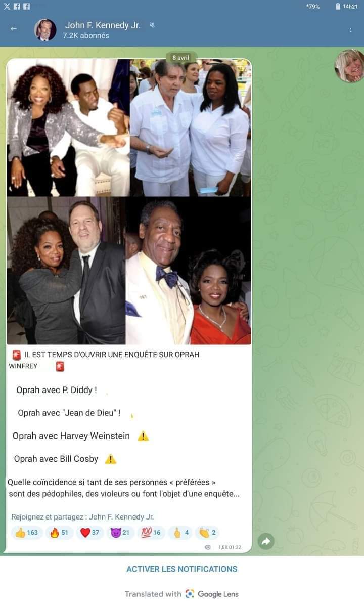valou_2b's tweet photo. #Pédophiles #pedocriminalite #Sextrafficing #HumainTraffic #PandaEyesClub #Epstein #Oprah #Weistein https://t.co/5NYWi1hH6j