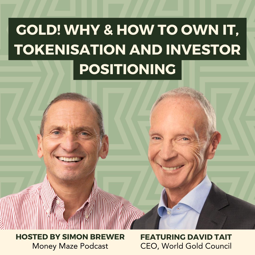 Gold in the digital age: listen to the new episode of @podcast_maze featuring our CEO, David Tait. David discusses #gold's future, and much more, with host, Simon Brewer. Listen here: spr.ly/6012wmcP0