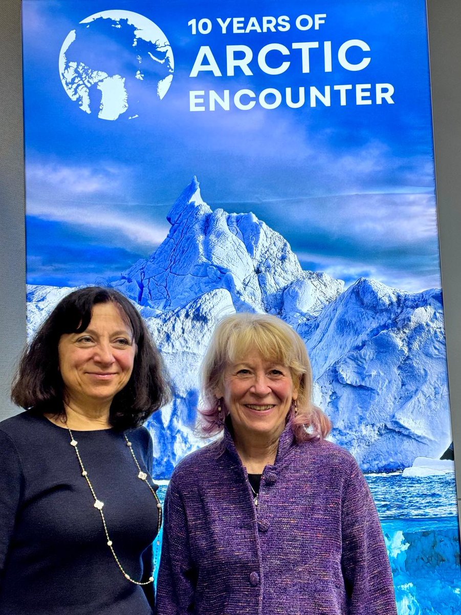 Excellent meeting with Under Secretary of Science @ENERGY, Geri Richmond to discuss #innovation in the #maritime energy sector, from renewables to recycling. #ArcticEncounter