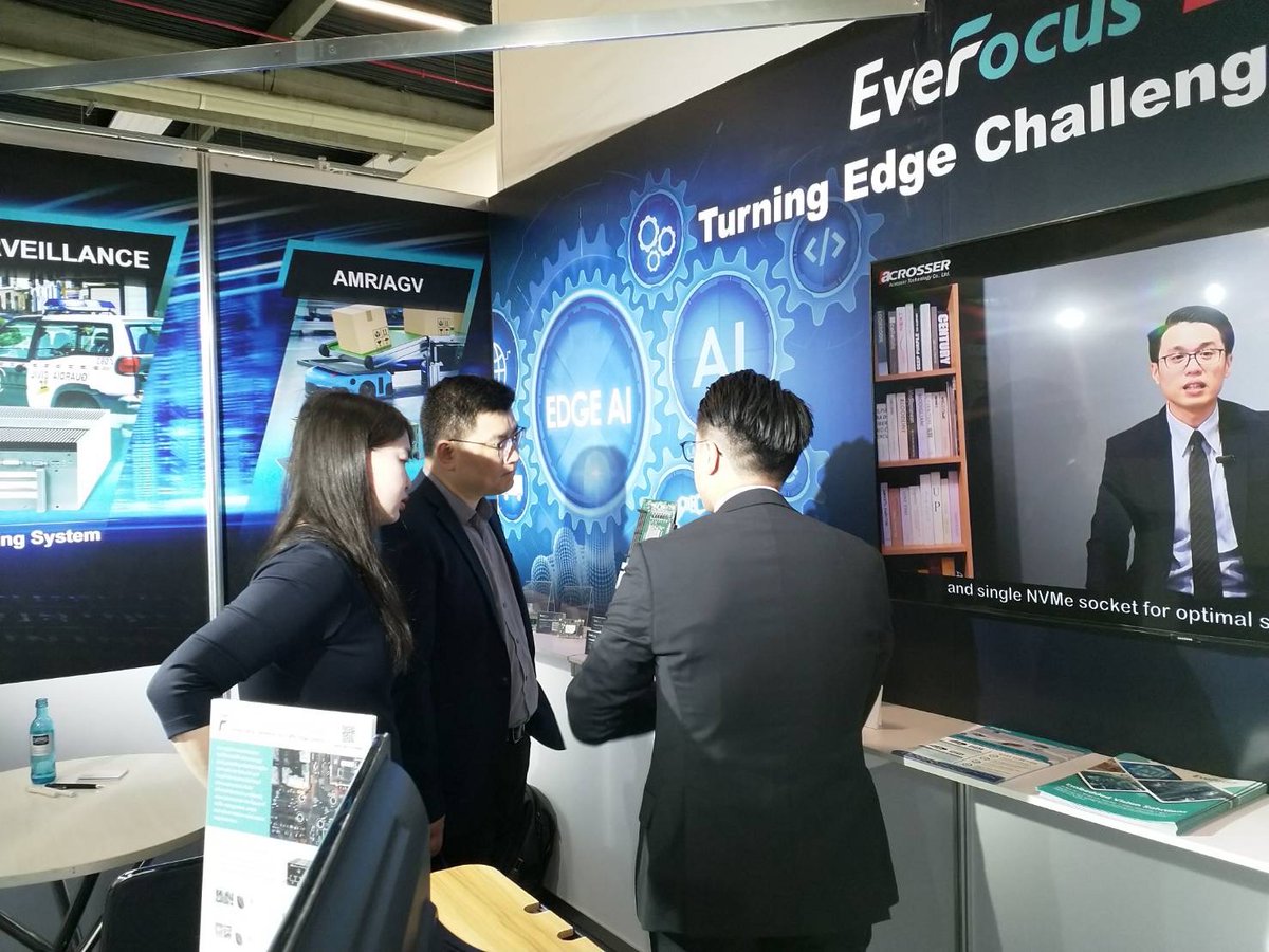 Experience cutting-edge AI with Acrosser & EverFocus at Embedded World 2024! Visit us at Hall 3, booth #123 to discover Eagle AI solutions in vertical markets today!
🙋‍♂️🌐⬇️⬇️
acrosser.com/en/Press/1847
#EmbeddedWorld #EverFocus #Acrosser #Innovation #AIEDGE