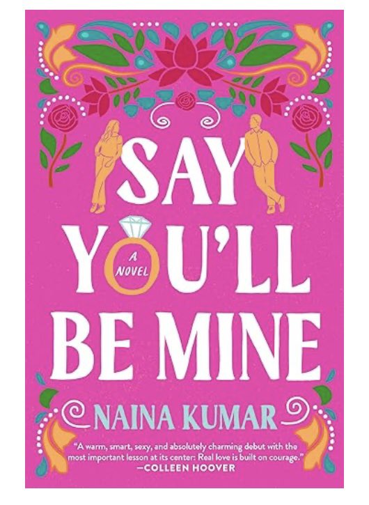 #bookaday Say You’ll Be Mine @nkumarwrites Enjoyed this rom-com abt Karthik and Meghna having a fake engagement to appease parents. Karthik doesn’t ever want to get married. Ever. and is insistent about that. Will he change his mind?