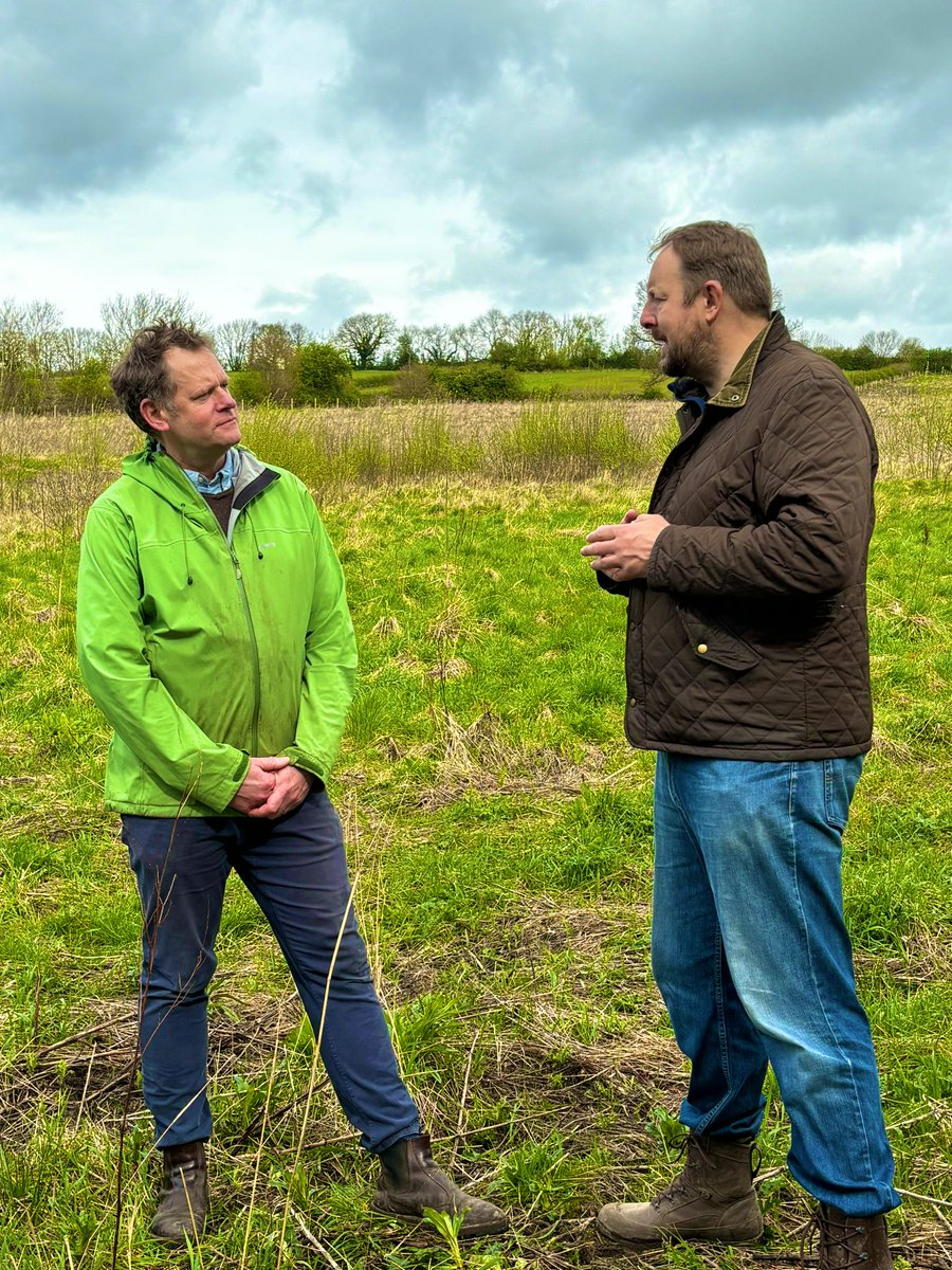 Great to meet with @tobyperkinsmp today and hear about the strong commitment from @UKLabour to driving nature’s recovery, improving our national parks, creating landscapes that are great for climate, communities & wildlife as well as ending the badger cull.@DerbysWildlife