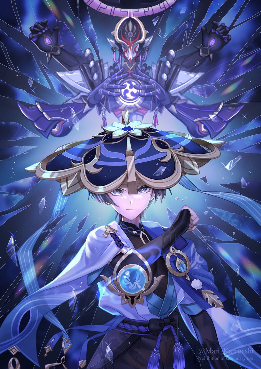 八重神子(原神) 「#PortfolioDay 」|カラナシ マリのイラスト